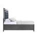 Titanium Queen Tufted Upholstered Storage Bed - Venta Furnishings (San Antonio,TX)