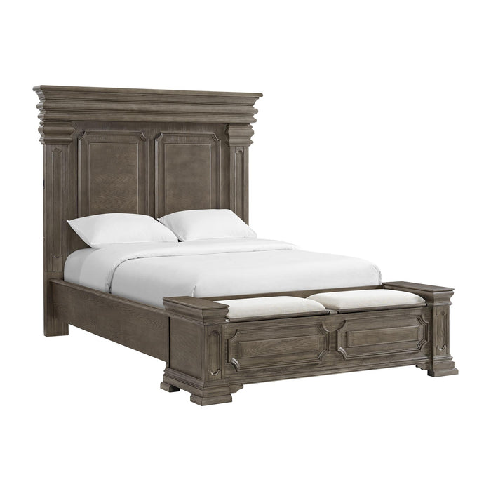 Kings Court Storage Bed - Venta Furnishings (San Antonio,TX)