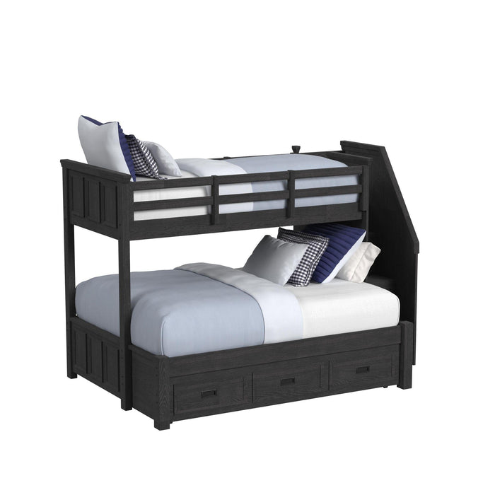 Hampton Kids Over Bunk with Staircase and Trundle - Venta Furnishings (San Antonio,TX)