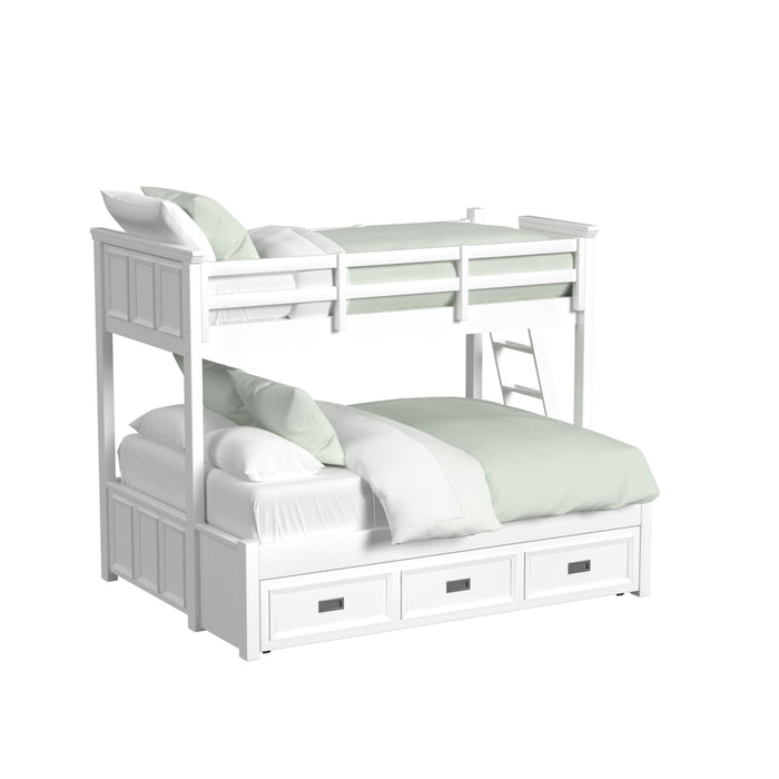 Hampton Kids Over Bunk with Ladder and Trundle - Venta Furnishings (San Antonio,TX)