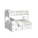 Hampton Kids Over Bunk with Ladder and Trundle - Venta Furnishings (San Antonio,TX)