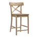 (D680-22) Callista- 24'' Counter Stool- Beach/Natural - Venta Furnishings (San Antonio,TX)