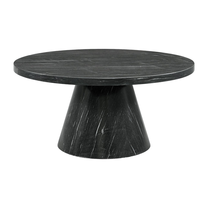 Bellini Round Occasional Coffee Table Complete in Grey - Venta Furnishings (San Antonio,TX)