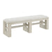 Avalanche Dining Bench in Antique White - Venta Furnishings (San Antonio,TX)