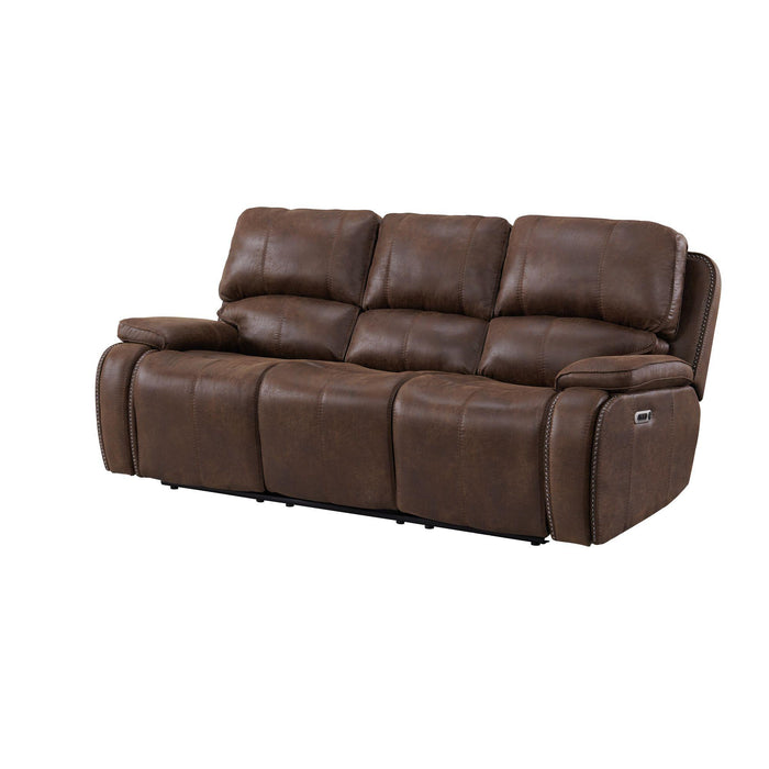 Atlantis 2PC Living Room Set in Heritage Brown-Sofa & Loveseat - Venta Furnishings (San Antonio,TX)