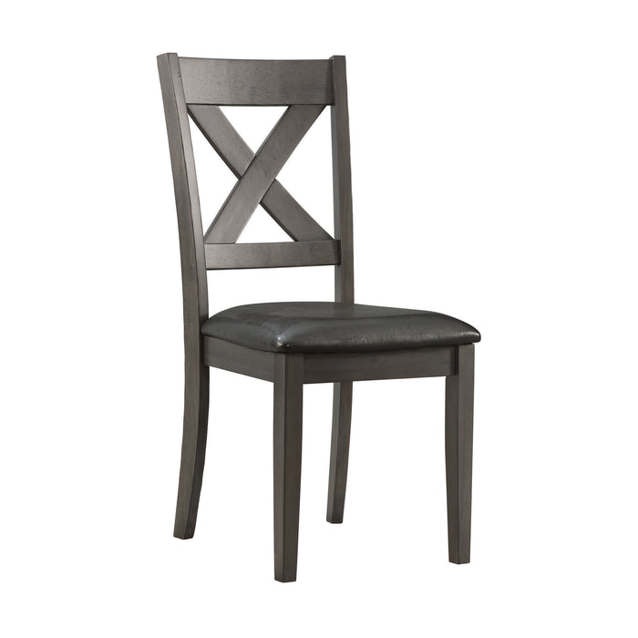 Alex Dining Side Chair Grey (2 PER PACK) - Venta Furnishings (San Antonio,TX)