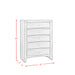 Emily Chest Grey 5Drawer (Sturdy) - Venta Furnishings (San Antonio,TX)