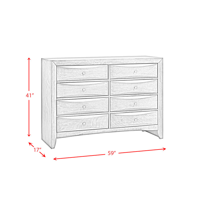Emily Dresser Grey (Sturdy) - Venta Furnishings (San Antonio,TX)