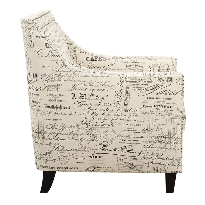 Erica 497 Chair W/Chrome Nails French Script (ISTA 3)