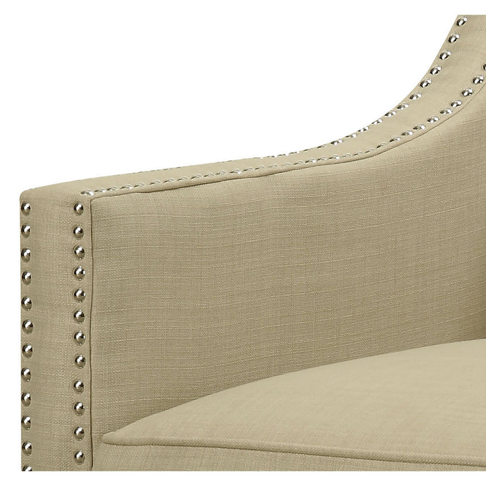 Erica 497 Chair W/Chrome Nails Heirloom Natural (ISTA 3)