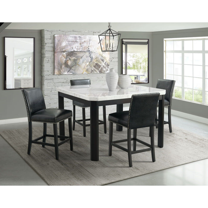 Francesca White Counter Height Dining Table