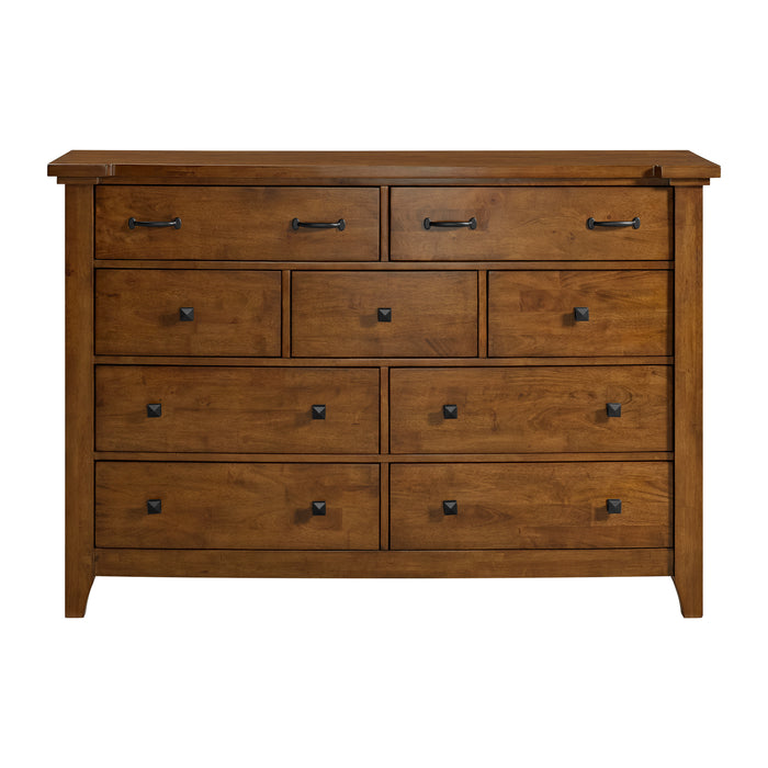 Gage 9-Drawer Dresser in Chestnut - Venta Furnishings (San Antonio,TX)