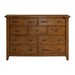 Gage 9-Drawer Dresser in Chestnut - Venta Furnishings (San Antonio,TX)