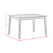 Garcia 5PC Dining Set with Table and 4 Chairs in Black - Venta Furnishings (San Antonio,TX)