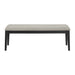 Garcia 6PC Dining Set with Table, 4 Chairs, and Bench in Black - Venta Furnishings (San Antonio,TX)