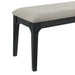Garcia 6PC Dining Set with Table, 4 Chairs, and Bench in Black - Venta Furnishings (San Antonio,TX)