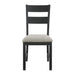 Garcia 6PC Dining Set with Table, 4 Chairs, and Bench in Black - Venta Furnishings (San Antonio,TX)