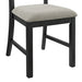 Garcia 5PC Dining Set with Table and 4 Chairs in Black - Venta Furnishings (San Antonio,TX)