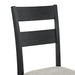Garcia 6PC Dining Set with Table, 4 Chairs, and Bench in Black - Venta Furnishings (San Antonio,TX)