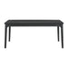 Garcia 6PC Dining Set with Table, 4 Chairs, and Bench in Black - Venta Furnishings (San Antonio,TX)