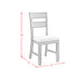 Garcia 5PC Dining Set with Table and 4 Chairs in Black - Venta Furnishings (San Antonio,TX)