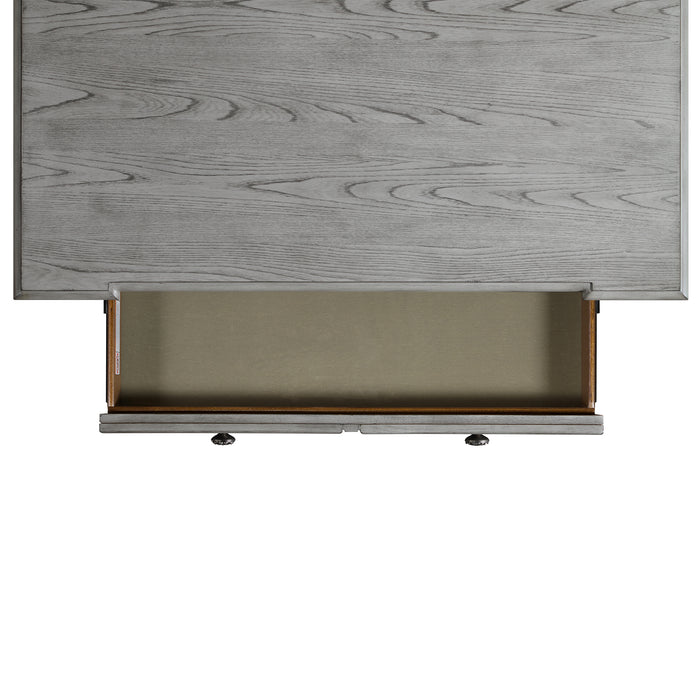 Glenmore 15-Drawer Mansion Chest in Aged Grey