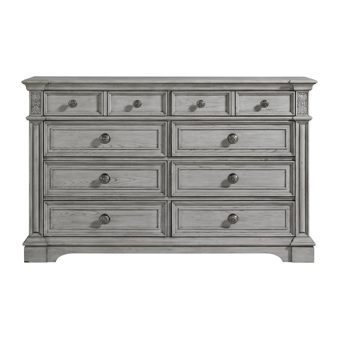 Glenmore 8-Drawer Dresser in Aged Grey - Venta Furnishings (San Antonio,TX)