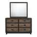 Harlington 6-Drawer Dresser w/ Mirror Set - Venta Furnishings (San Antonio,TX)