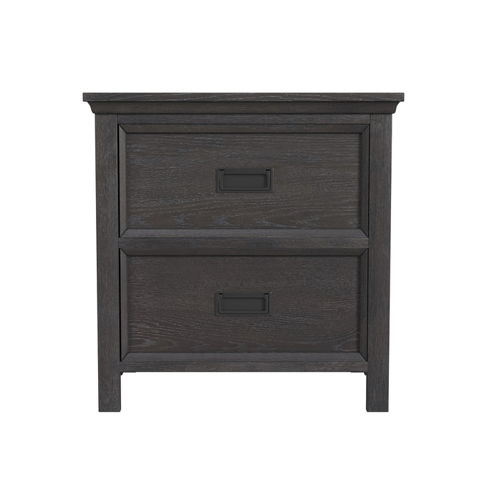Hampton Kids 2-Drawer Nightstand with USB - Venta Furnishings (San Antonio,TX)