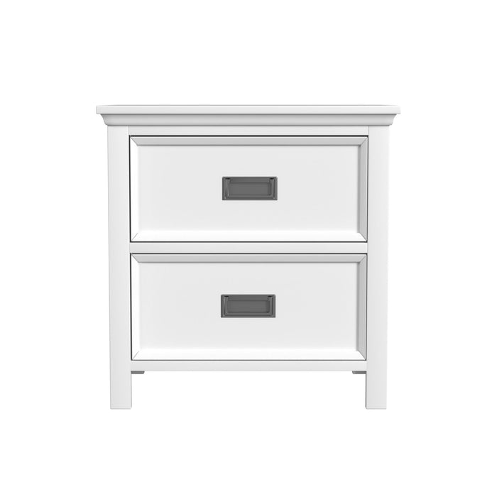 Hampton Kids 2-Drawer Nightstand with USB - Venta Furnishings (San Antonio,TX)