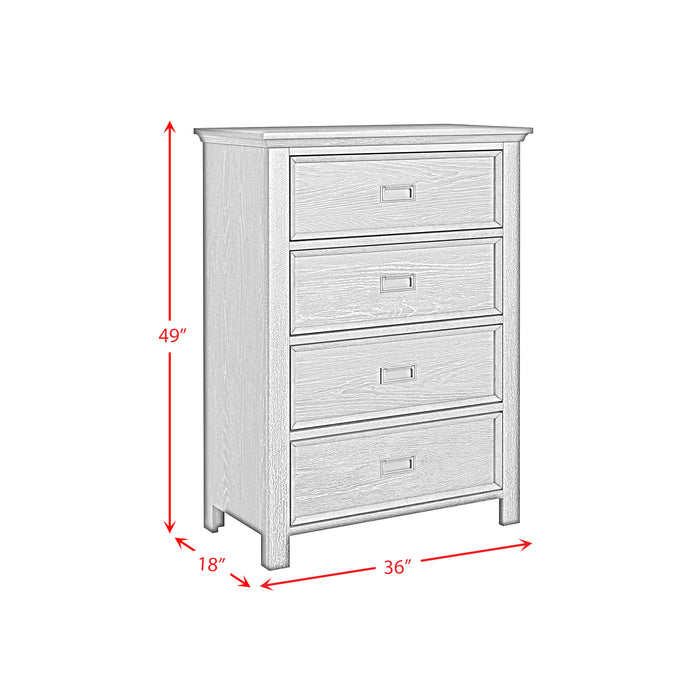 Hampton Kids Over Bunk with Ladder and Trundle Bedroom Set - Venta Furnishings (San Antonio,TX)