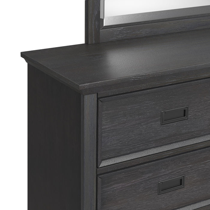 Hampton Kids Over Bunk with Ladder and Trundle Bedroom Set - Venta Furnishings (San Antonio,TX)