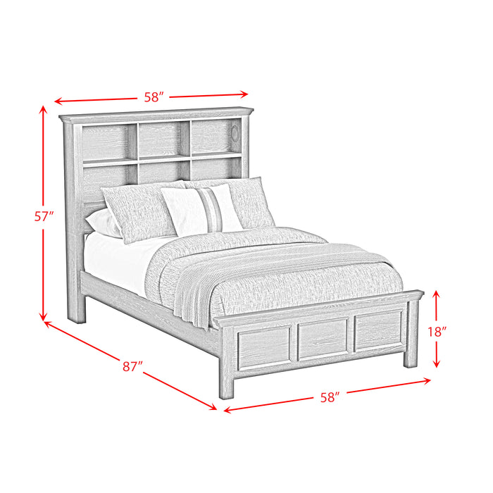 Hampton Kids Bookcase Bed - Venta Furnishings (San Antonio,TX)