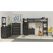 Hampton Kids Loft with Staircase and Desk with Speaker Bedroom Set - Venta Furnishings (San Antonio,TX)