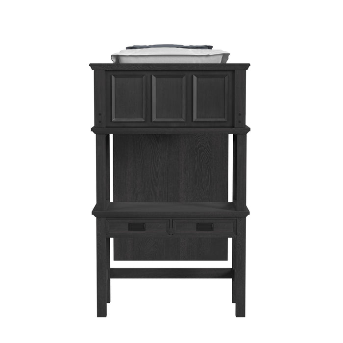 Hampton Kids Loft with Staircase and Desk with Speaker - Venta Furnishings (San Antonio,TX)