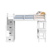 Hampton Kids Loft with Staircase and Desk with Speaker - Venta Furnishings (San Antonio,TX)
