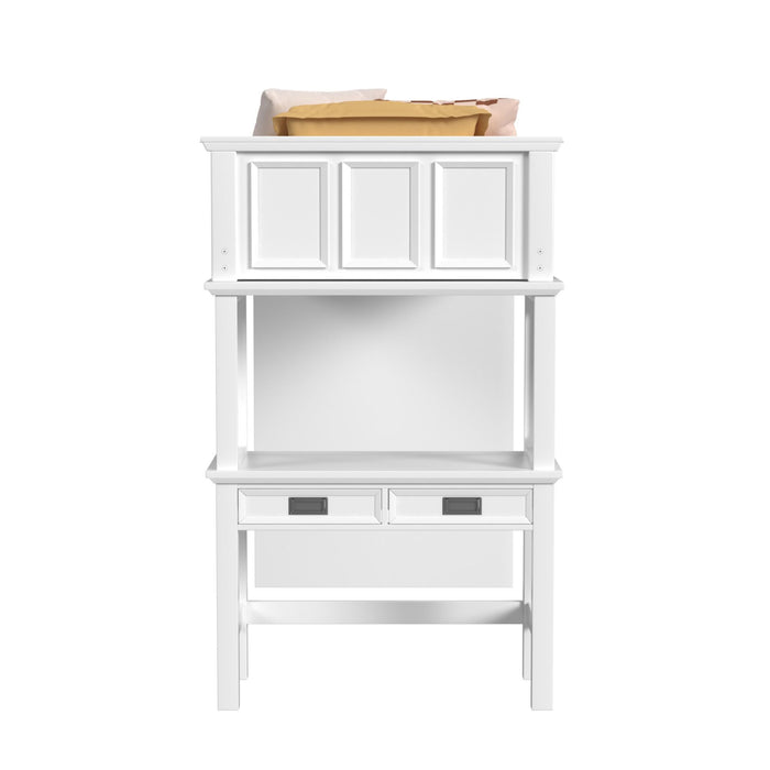 Hampton Kids Loft with Staircase and Desk with Speaker Bedroom Set - Venta Furnishings (San Antonio,TX)