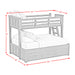 Hampton Kids Over Bunk with Ladder and Trundle Bedroom Set - Venta Furnishings (San Antonio,TX)