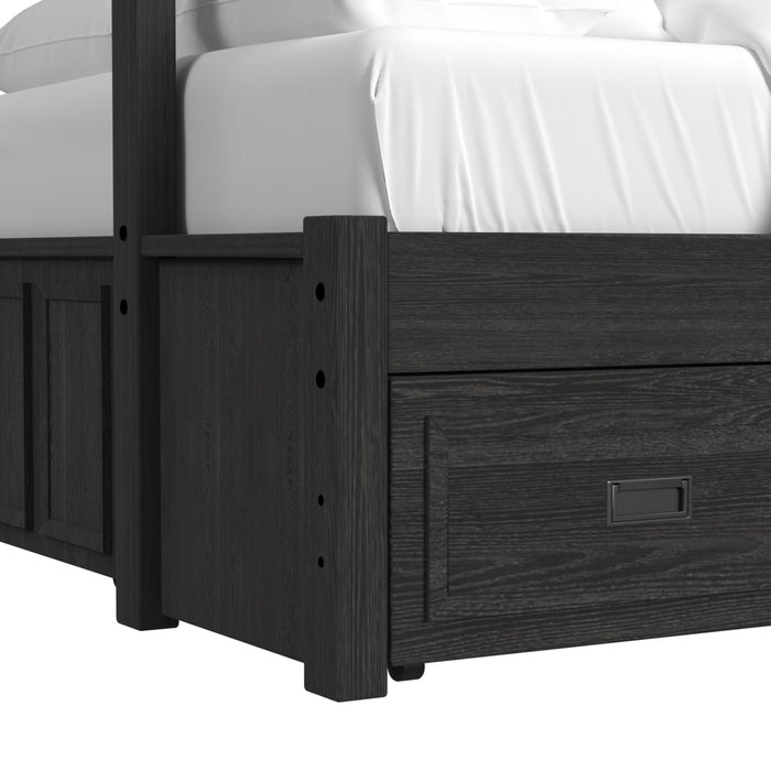 Hampton Kids Over Bunk with Ladder and Trundle Bedroom Set - Venta Furnishings (San Antonio,TX)