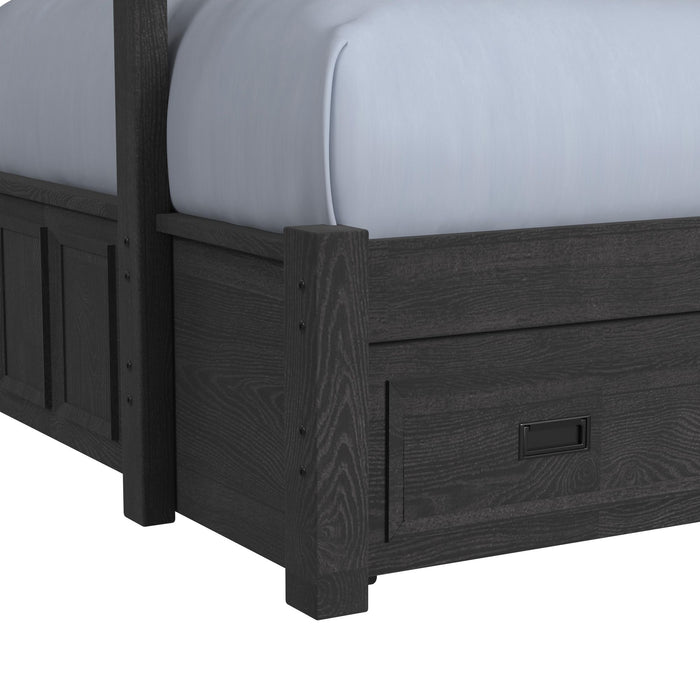 Hampton Kids Over Bunk with Staircase and Trundle Bedroom Set - Venta Furnishings (San Antonio,TX)