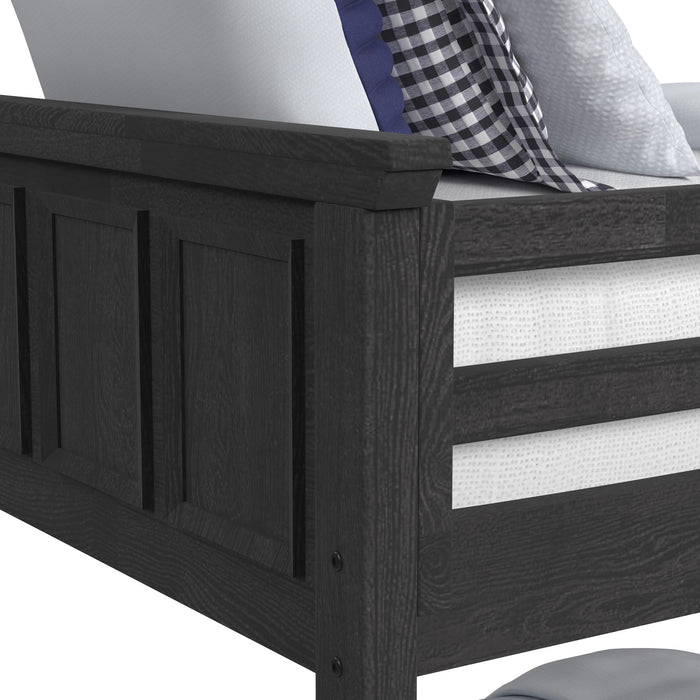 Hampton Kids Over Bunk with Staircase and Trundle Bedroom Set - Venta Furnishings (San Antonio,TX)