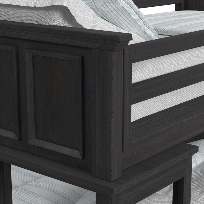 Hampton Kids Over Loft with Staircase and Desk with Speaker - Venta Furnishings (San Antonio,TX)