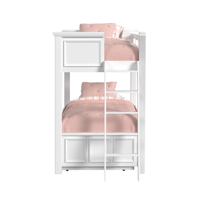 Hampton Kids Over Bunk with Ladder and Trundle - Venta Furnishings (San Antonio,TX)
