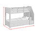 Hampton Kids Over Bunk with Staircase and Trundle Bedroom Set - Venta Furnishings (San Antonio,TX)