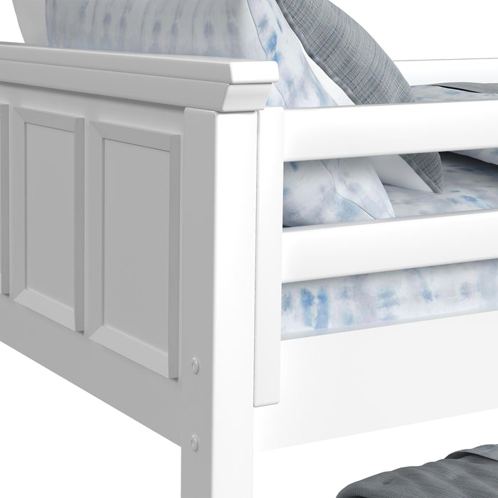 Hampton Kids Over Bunk with Staircase and Trundle Bedroom Set - Venta Furnishings (San Antonio,TX)