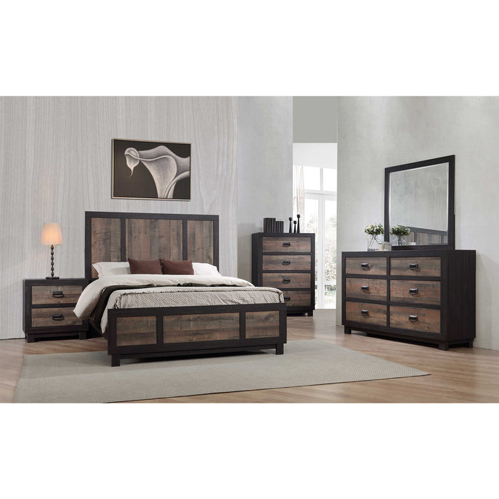 Harlington 6-Drawer Dresser w/ Mirror Set - Venta Furnishings (San Antonio,TX)