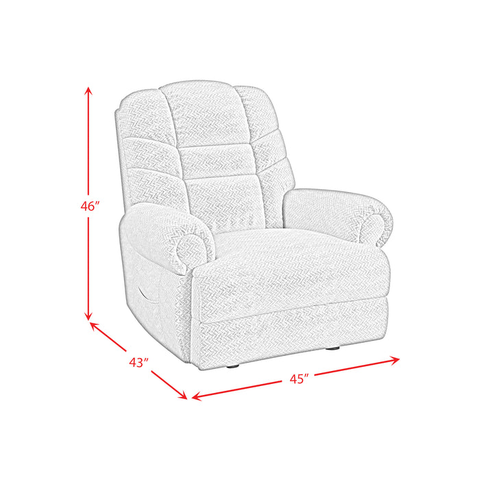 Hermes Power Lift Chair in Menio Park Dove