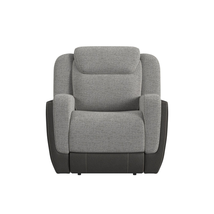 Hornet Motion Glider Recliner in Rancho Grey - Venta Furnishings (San Antonio,TX)