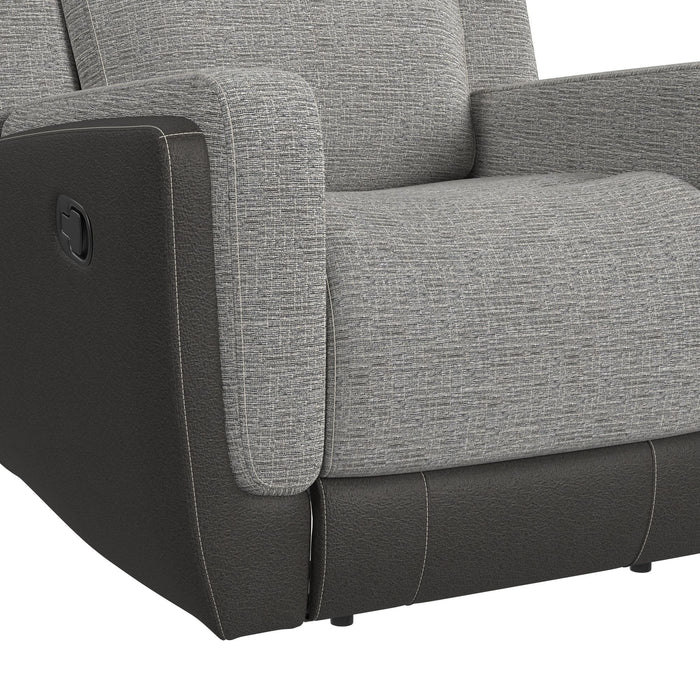 Hornet Motion Glider Recliner in Rancho Grey - Venta Furnishings (San Antonio,TX)