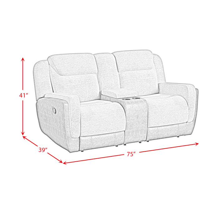 Hornet 2PC Living Room Set in Rancho Grey-Sofa & Loveseat